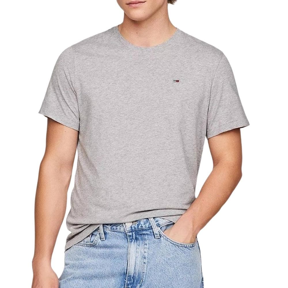 T-shirt Gris Homme Tommy Hilfiger Tjm Slim Linear 1