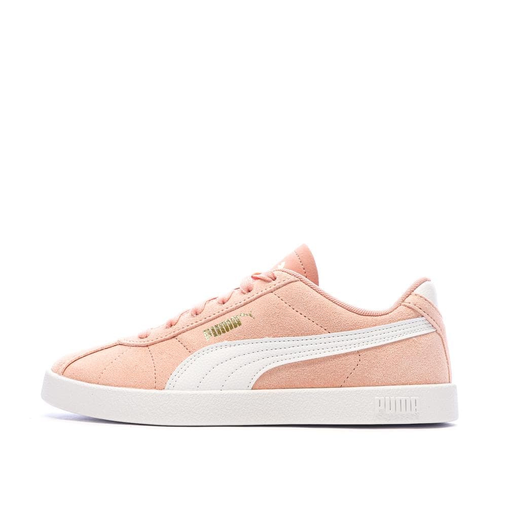 Baskets Rose Corail Fille Puma Club 1