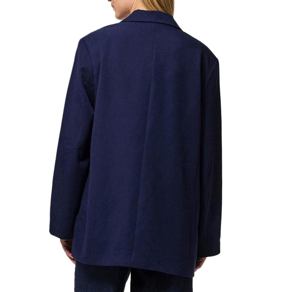 Veste Blazer Bleu Nuit Femme Pieces Pckamil 2