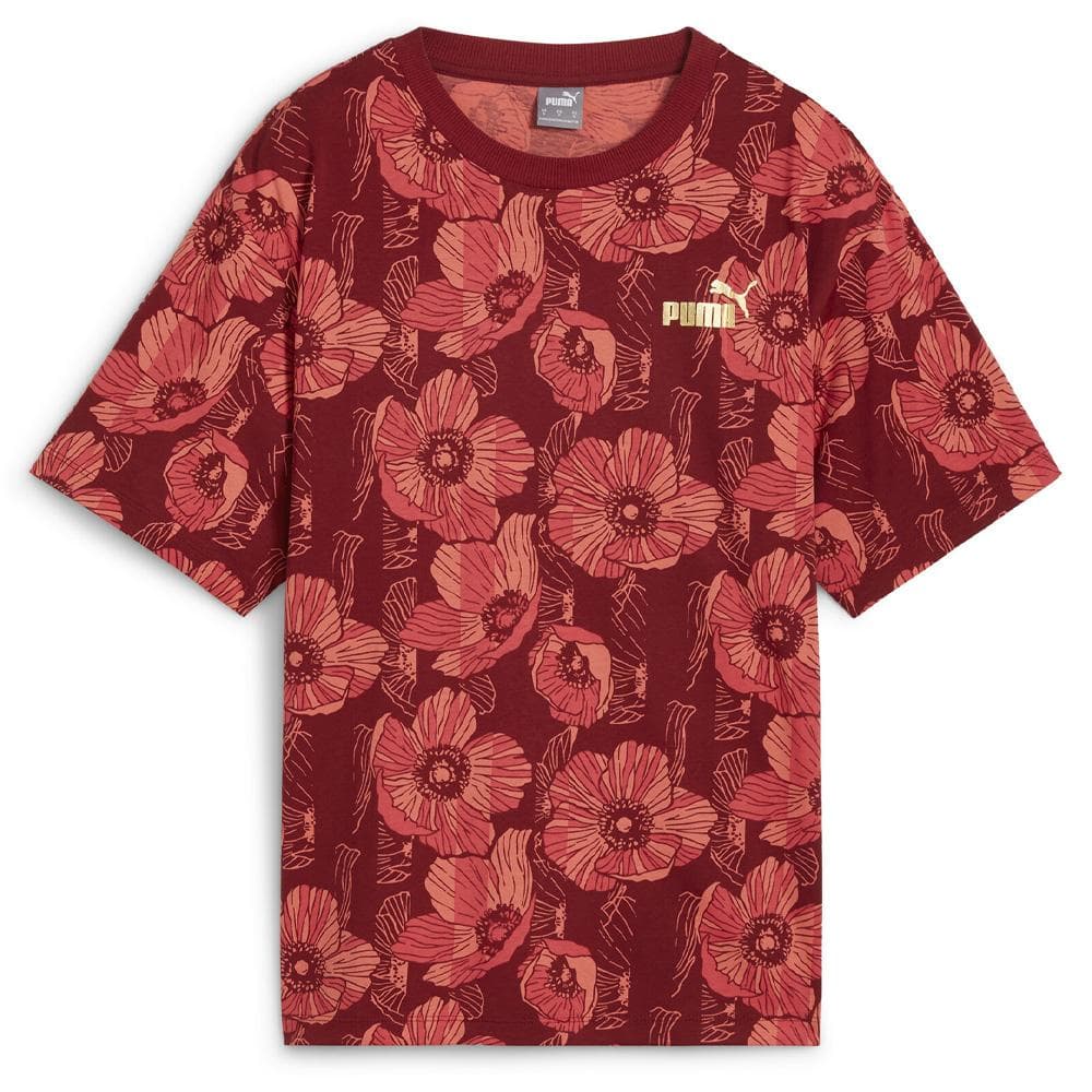 T-Shirt Rouge Femme Puma Class 1