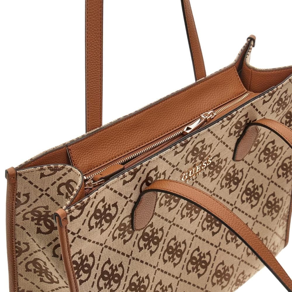 Sac à Main Marron Femme Guess Silvana 3