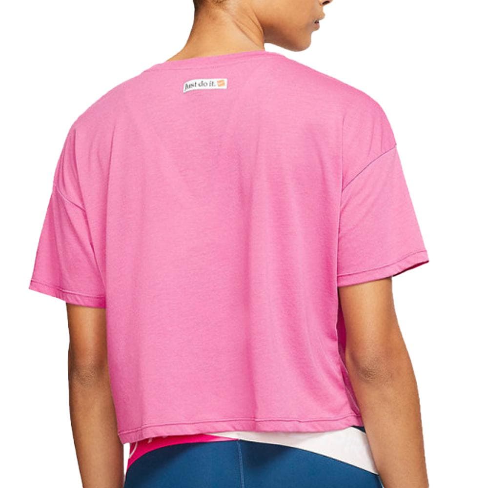 T-shirt Rose Femme Nike Icnclsh 2