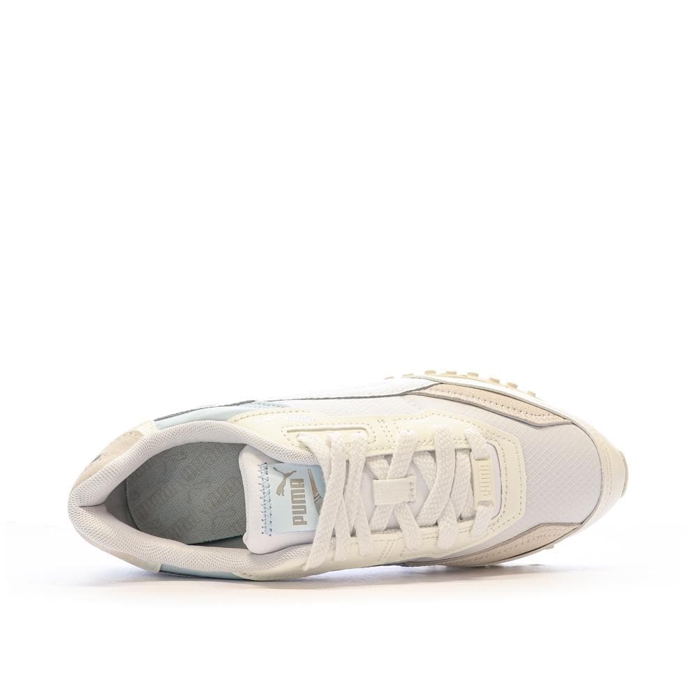 Baskets Beige/Blanc Femme Puma Rider Soft 4