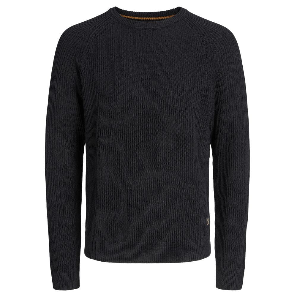 Pull en Maille Noir Homme Jack & Jones Pannel 1