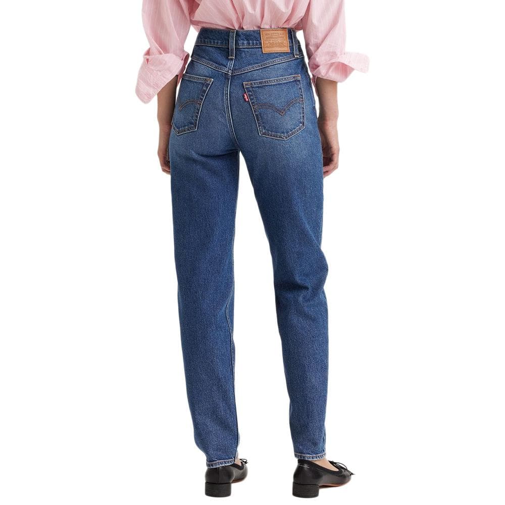 Jean Bleu Foncé Femme Levi's 80's Mom 2