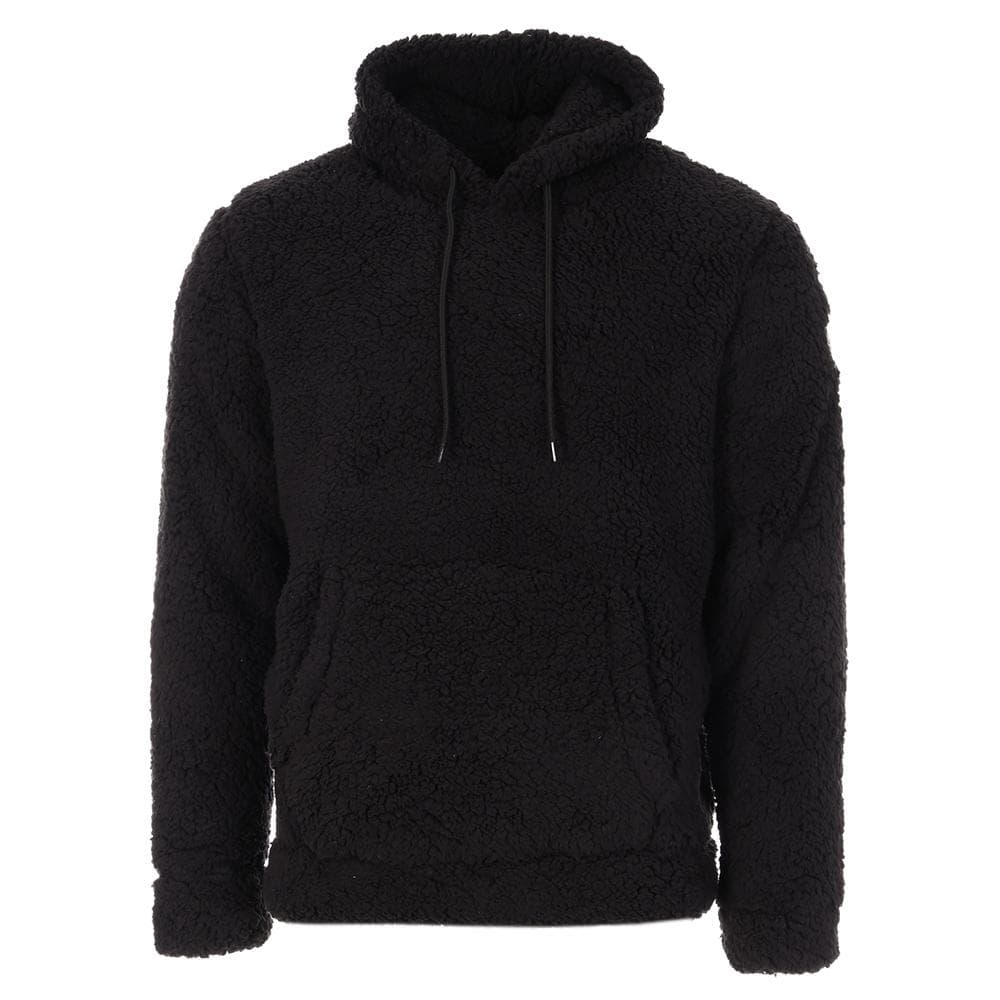 Sweat Sherpa Noir Homme Paname Brothers Full Zip 1