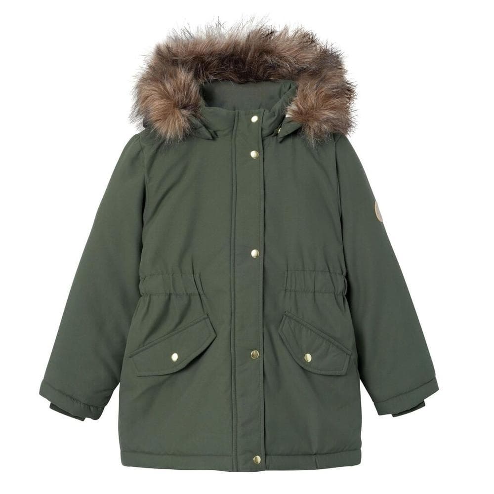 Manteau Kaki clair Fille Name it Marlin 1