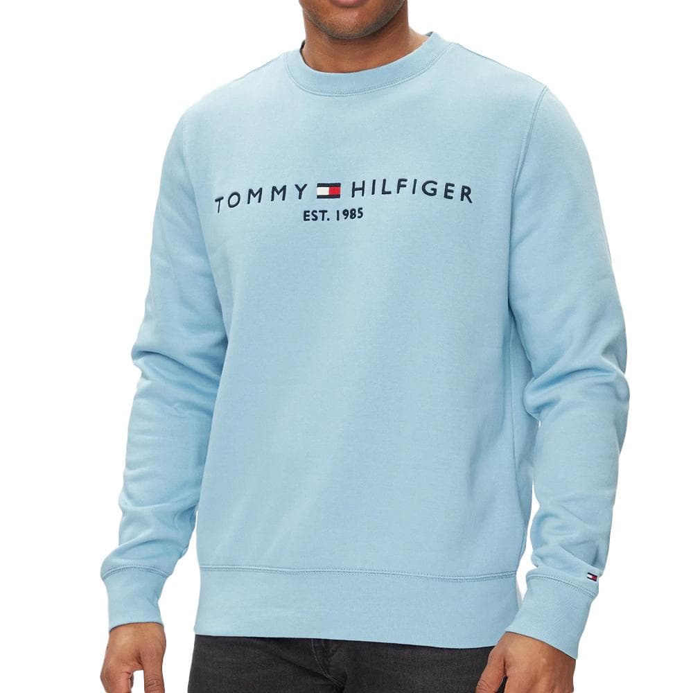 Sweat Bleu Homme Tommy Hilfiger Blend Logo 1