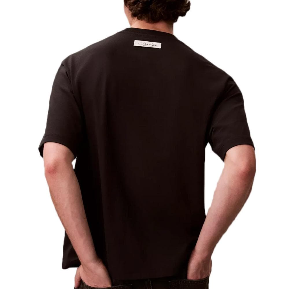T-shirt Noir Homme Calvin Klein Jeans Relaxed 2