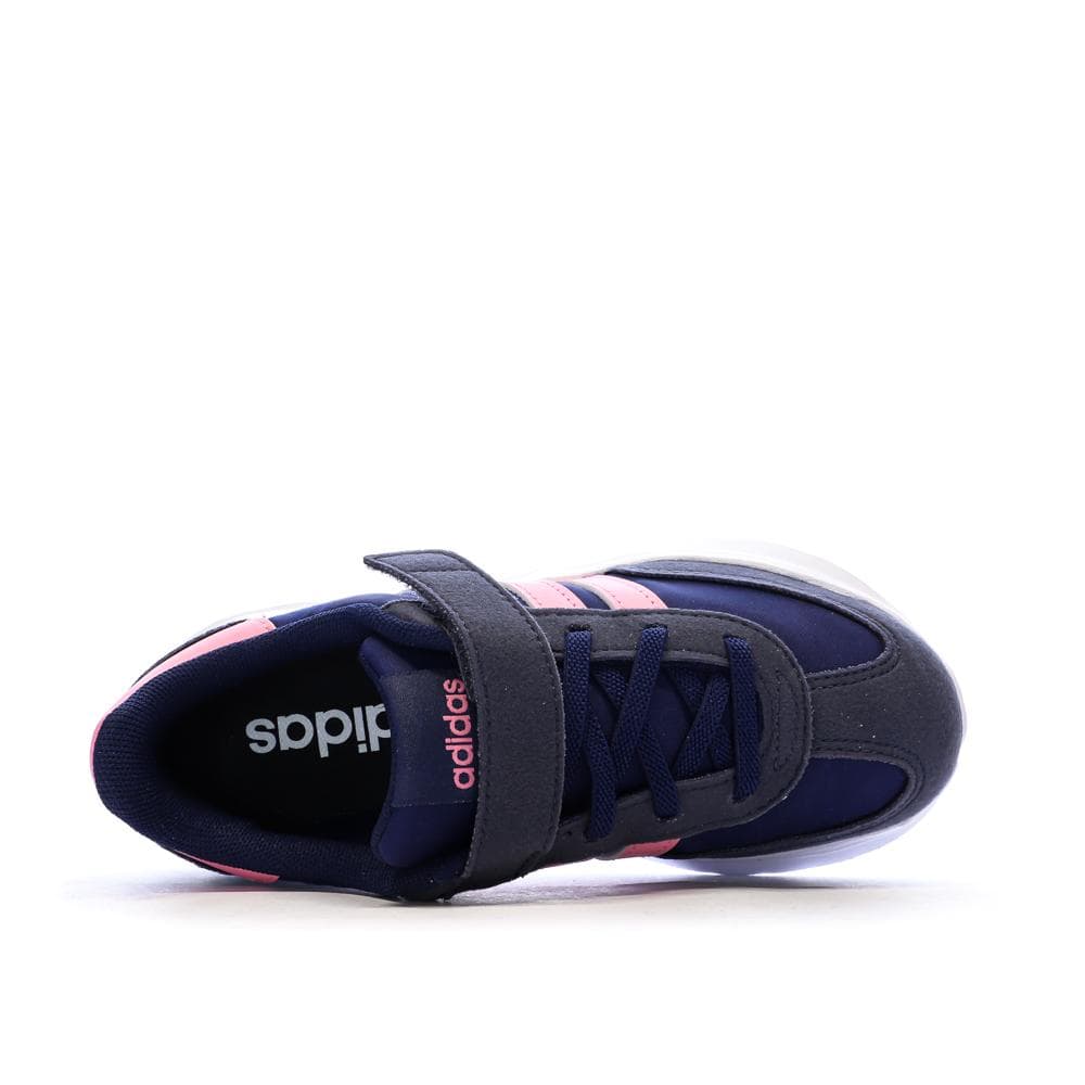 Baskets Marines/Roses Fille Adidas Run 70s 4