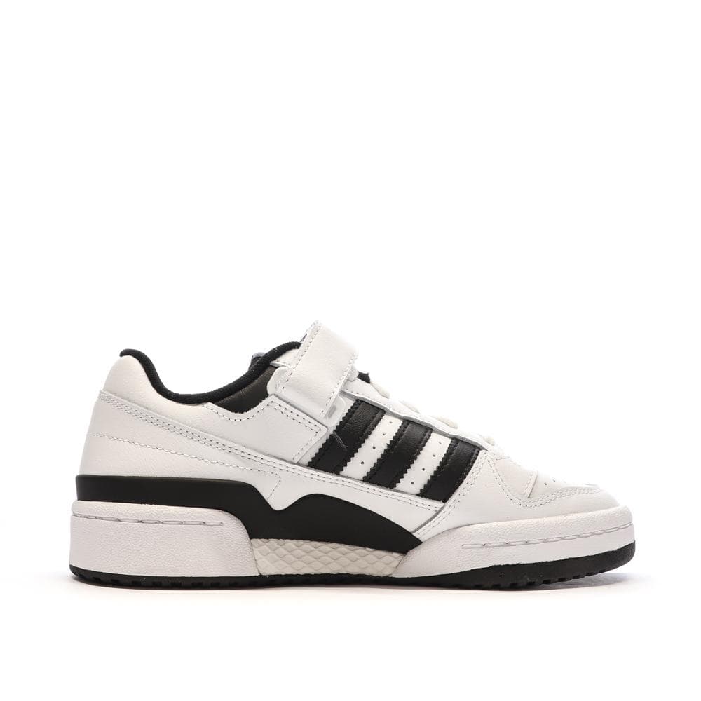 Baskets Blanches/Noires Homme Adidas Forum Low 2