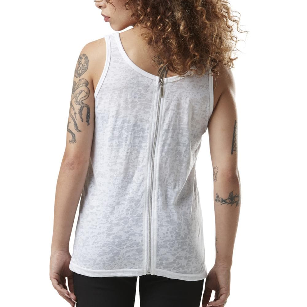 Débardeur Blanc Femme Von Dutch Zip 2