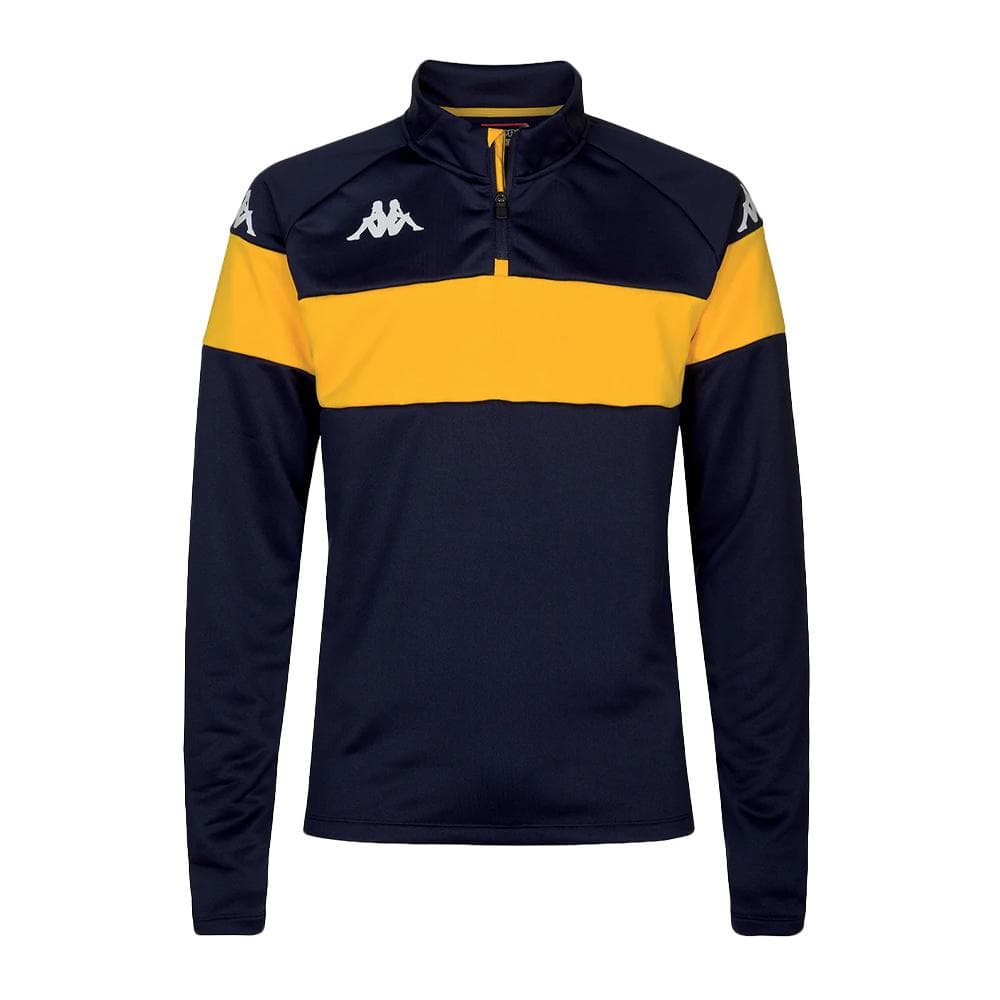 Sweat Noir/Jaune Garçon Kappa Dovare 1