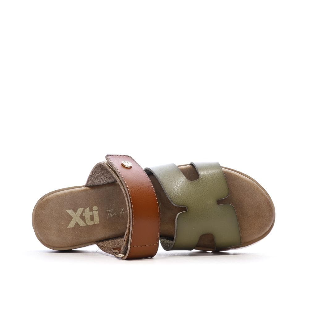 Sandales Kaki/Marron Femme Xti 144125 4