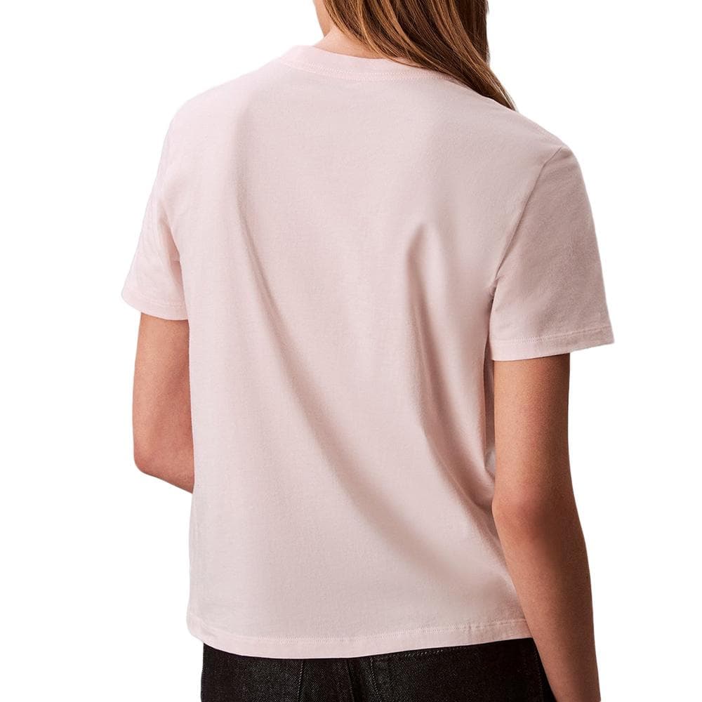 T-Shirt Rose Femme Calvin Klein Jeans Classic Foil 2