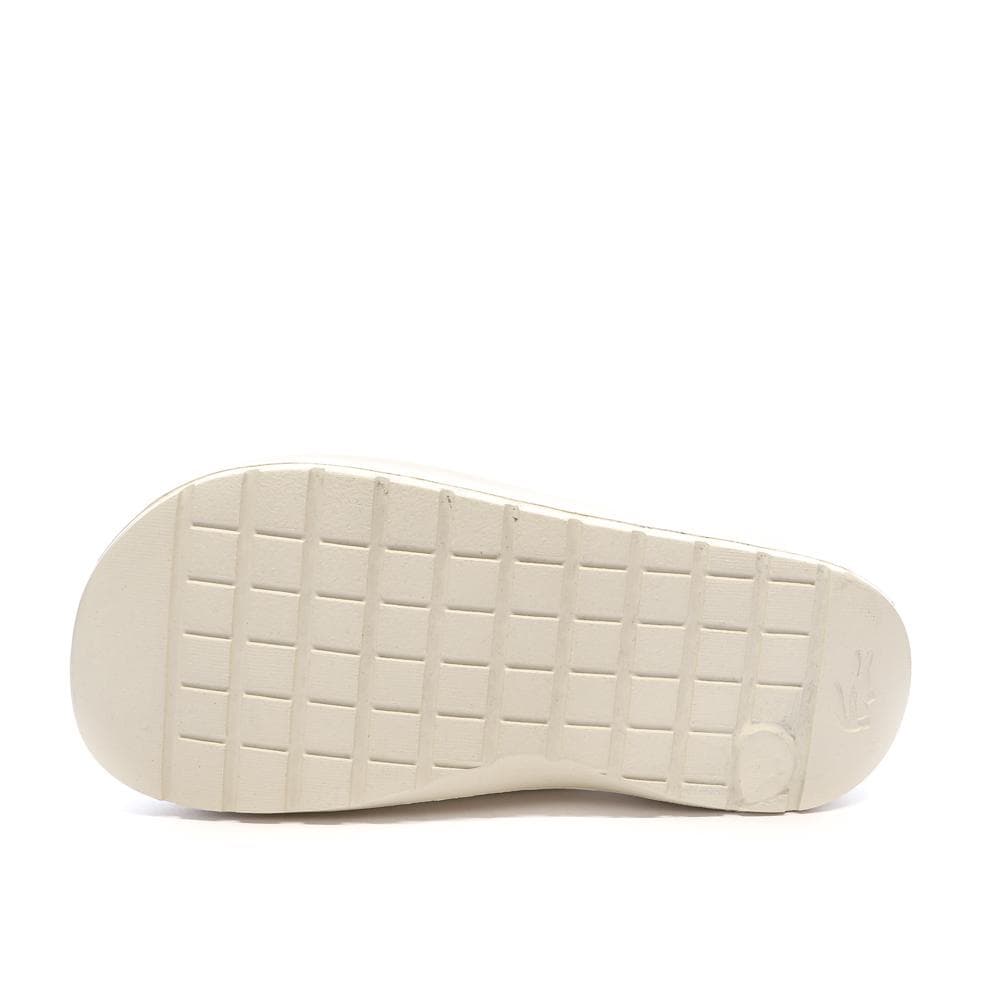 Claquettes Beiges Femme Lacoste Serve Slide 2.0 2