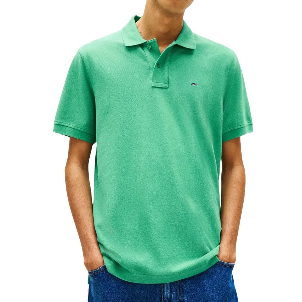 Polo Vert Homme Tommy Hilfiger Regular 1