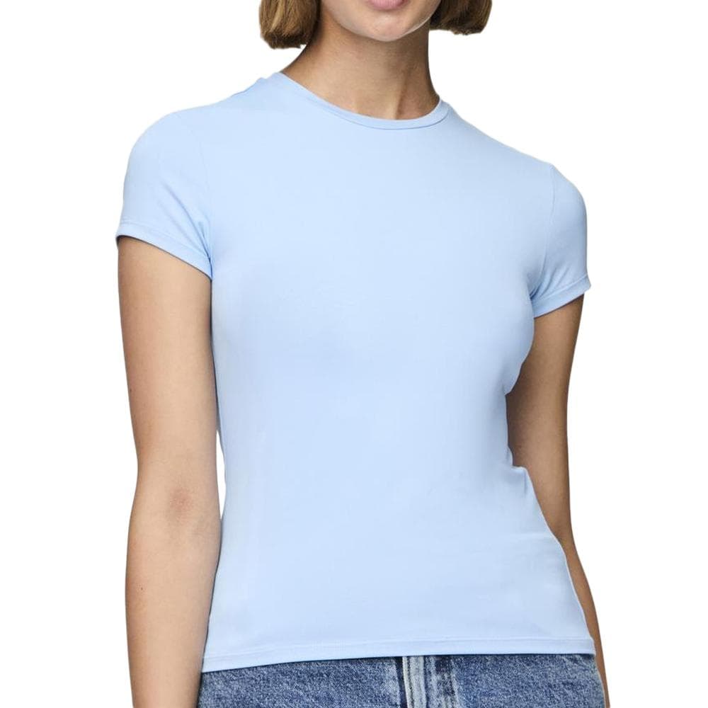 T-Shirt Bleu Femme Pieces Fylla 1