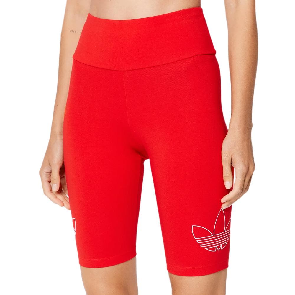 Short Rouge Femme Adidas Bike 1