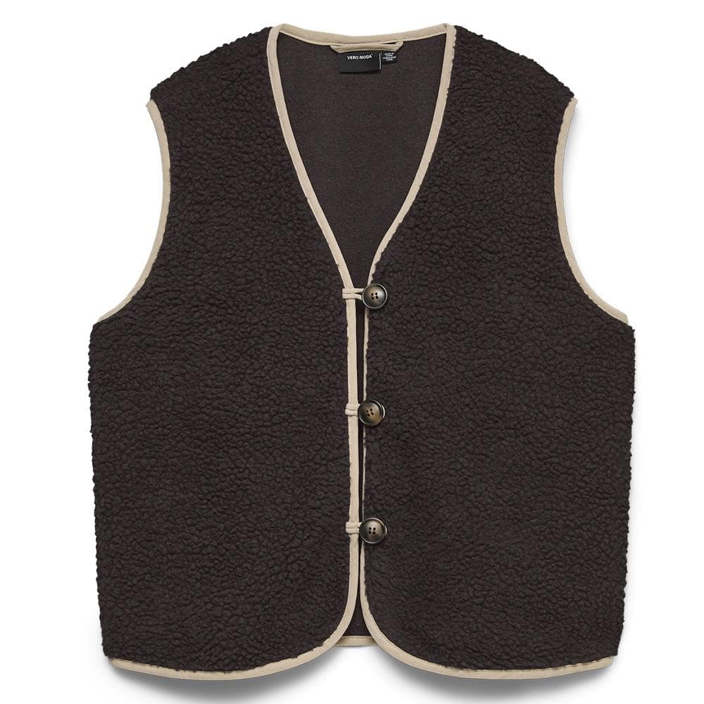 Gilet sans manches Marron Femme Vero Moda Cleo 1