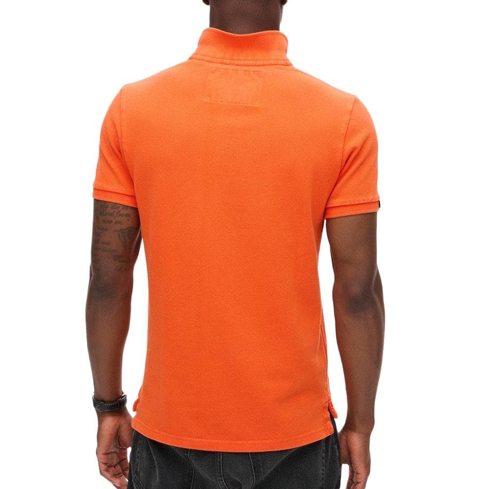 Polo Orange Homme Superdry Vintage Athletic 2