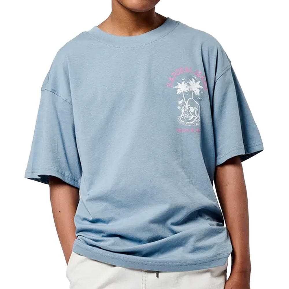 T-Shirt Bleu Garçon Kaporal Omis 1