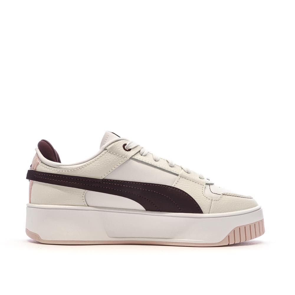 Chaussures Beige/Bordeaux Femme Puma Carina Street VTG 2