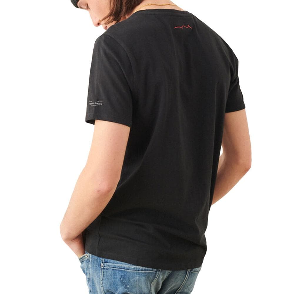 T-shirt Noir femme Teddy Smith Ezio 2