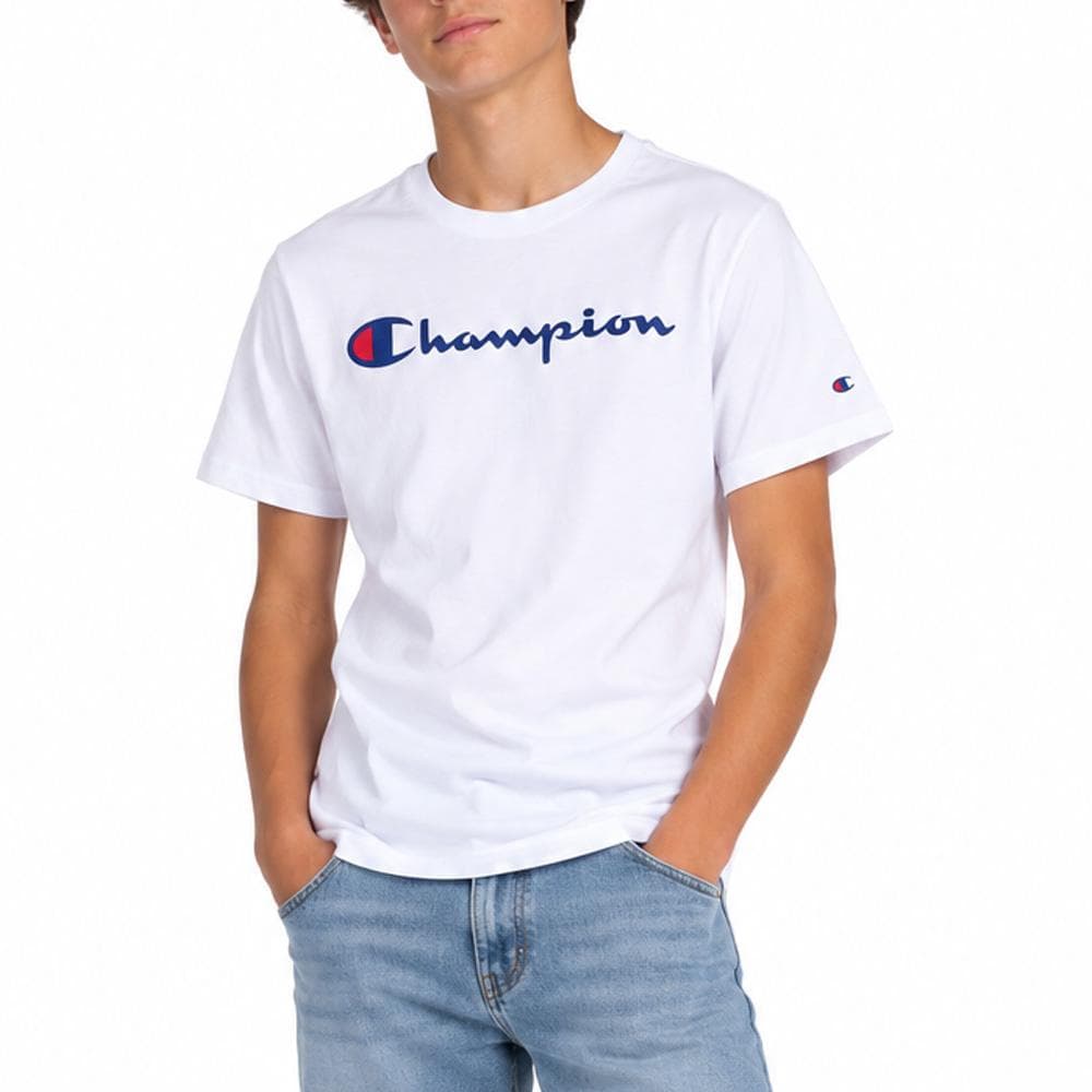 T-Shirt Blanc Garçon Champion Signature 1