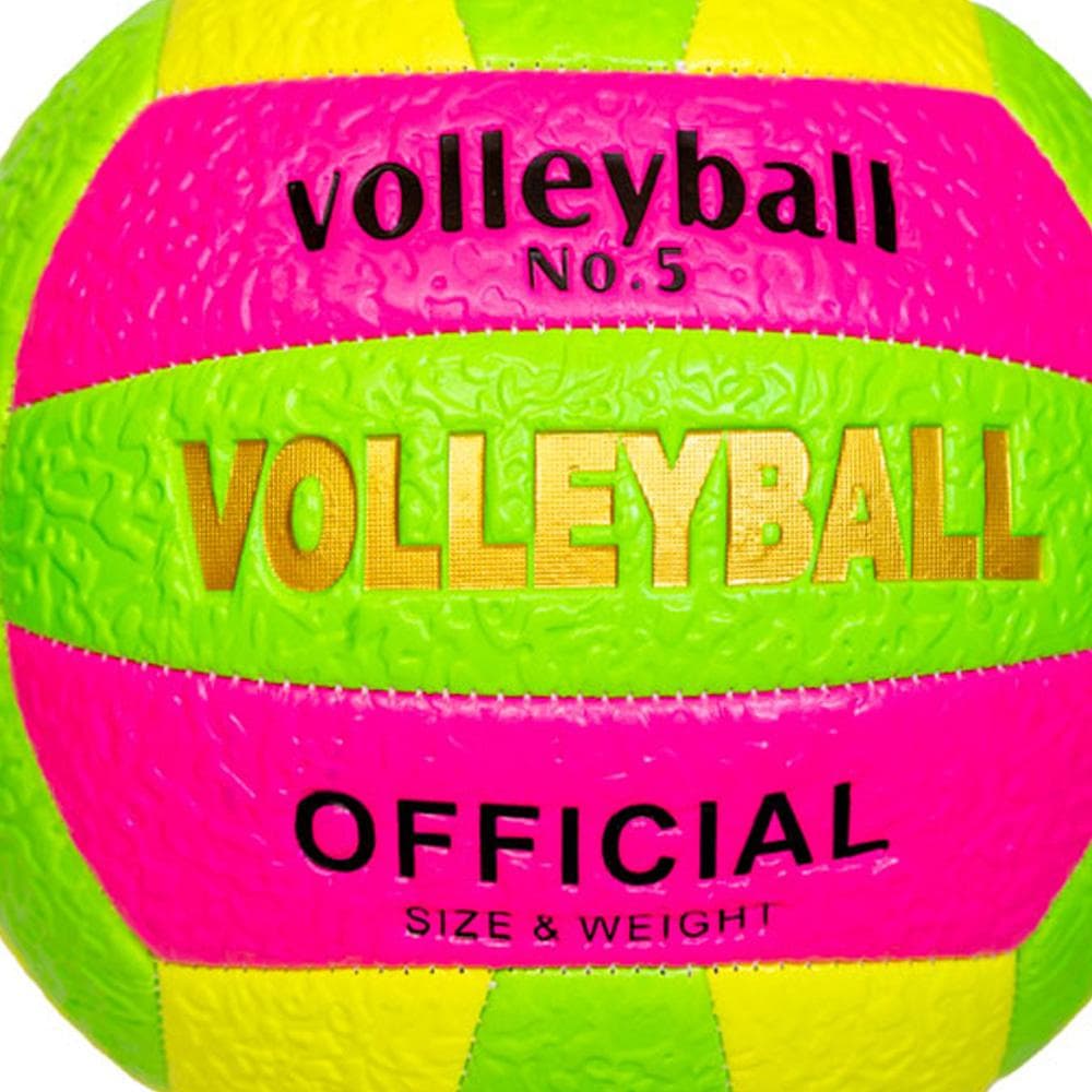 Ballon Volleyball Rose Fluo/Vert/Fluo Sport Zone 2