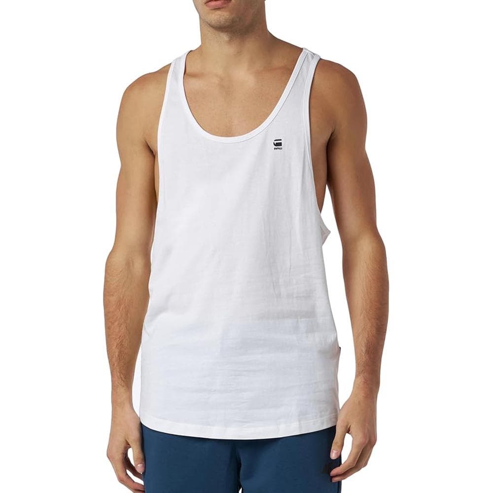 Débardeur Blanc Homme G-Star Raw Lash Muscle 1