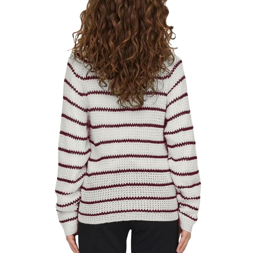 Pull Blanc/Rouge Femme JDY Ellen 2