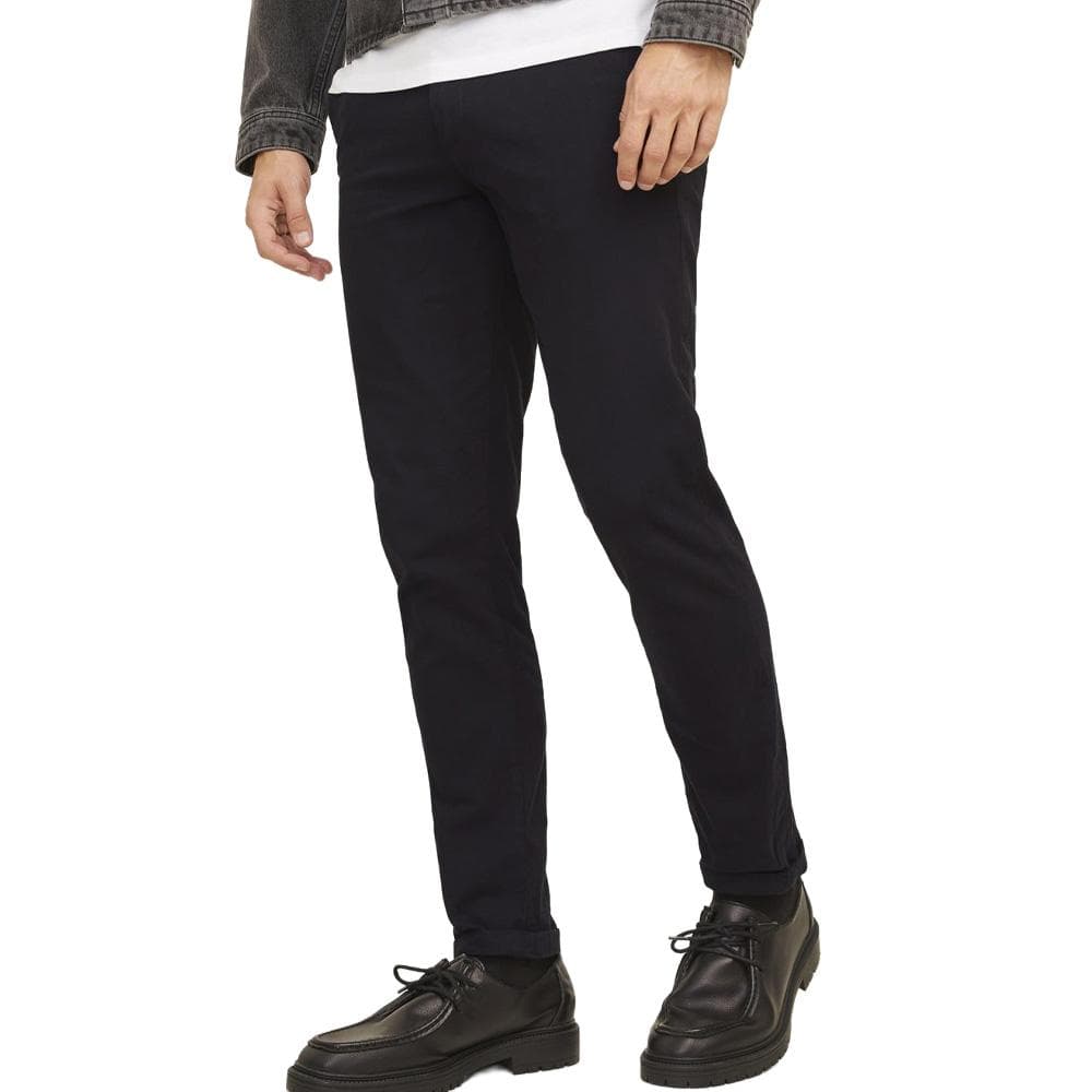 Pantalon Slim Noir Homme Jack & Jones Marco 1