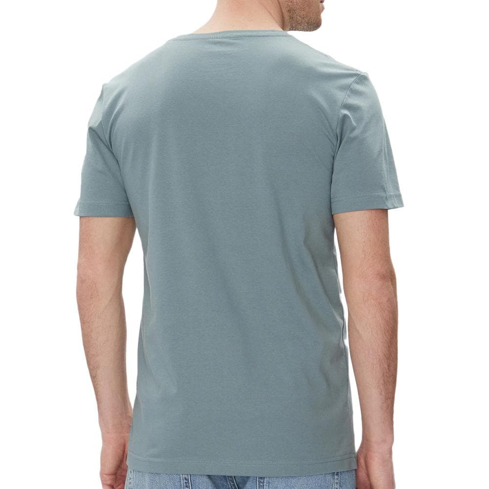 T-Shirt Bleu/Gris Homme Calvin Klein Jeans Brush Stroke Graphic 2
