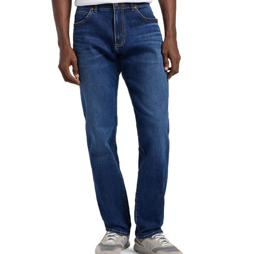 Jean Straight Bleu Homme Lee Midmoor 1