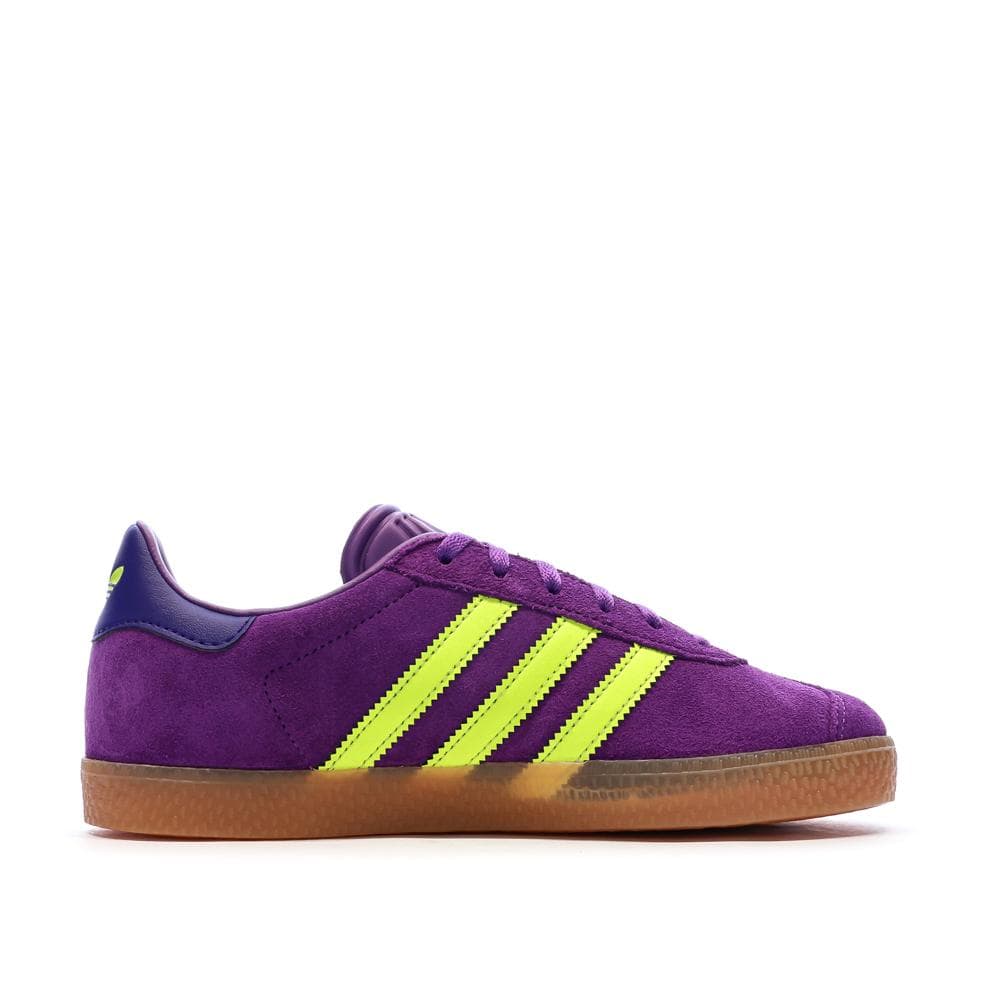 Baskets Violettes/Jaunes Enfant Adidas Gazelle 2