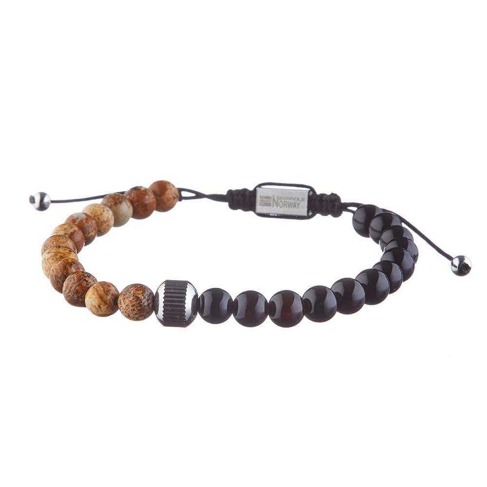 Bracelet Perles Noir/Beige Homme Geographical Norway 315050 1