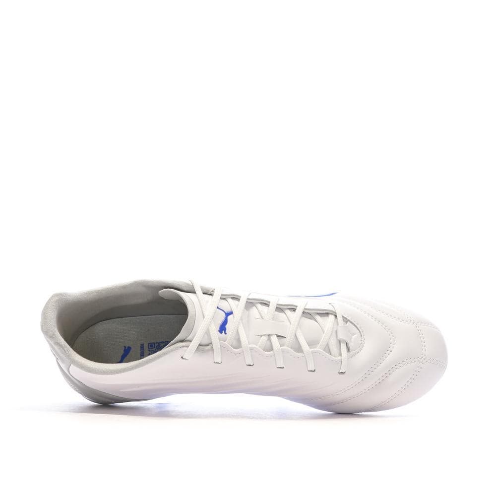 Chaussures de football Blanches/Bleu Homme Puma King Pro 4