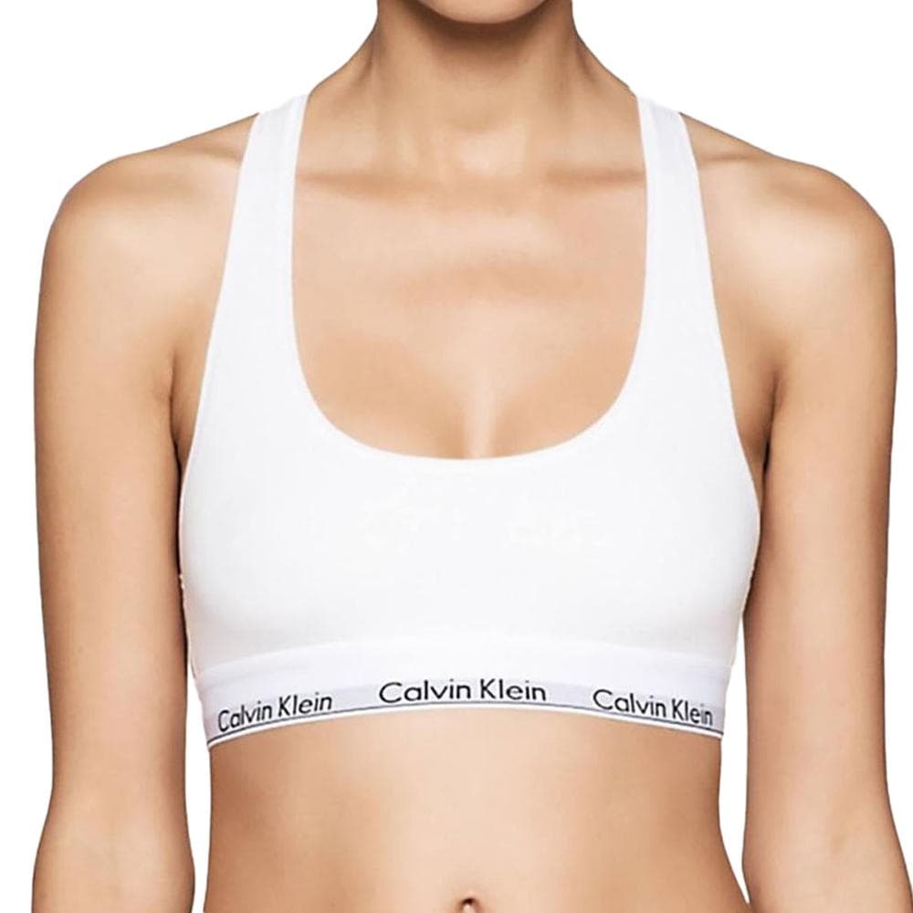 Brassière Blanche Femme Calvin Klein Jeans Unlined 1