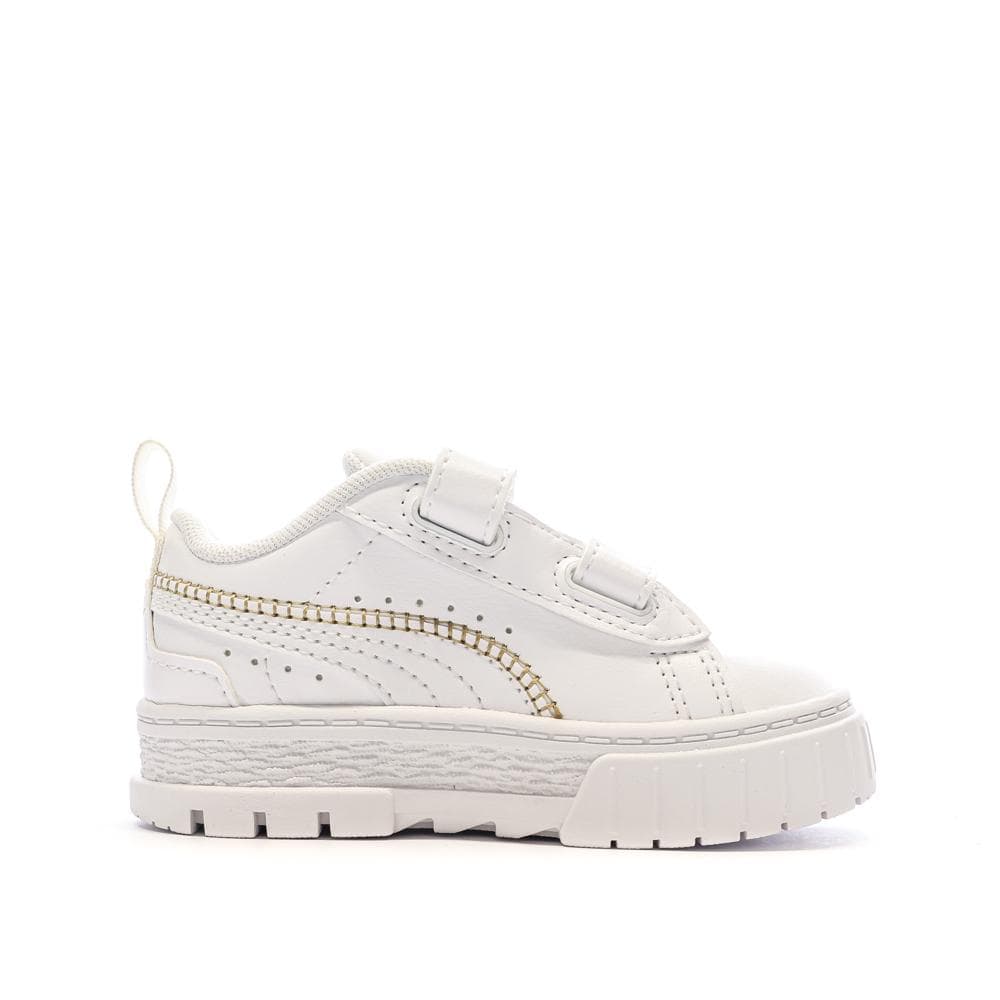 Baskets Blanches Fille Puma Stitching 2