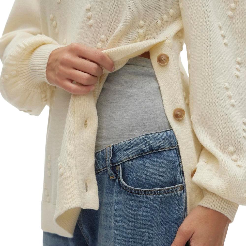 Pull de Grossesse Beige Femme Mamalicious Tora 3