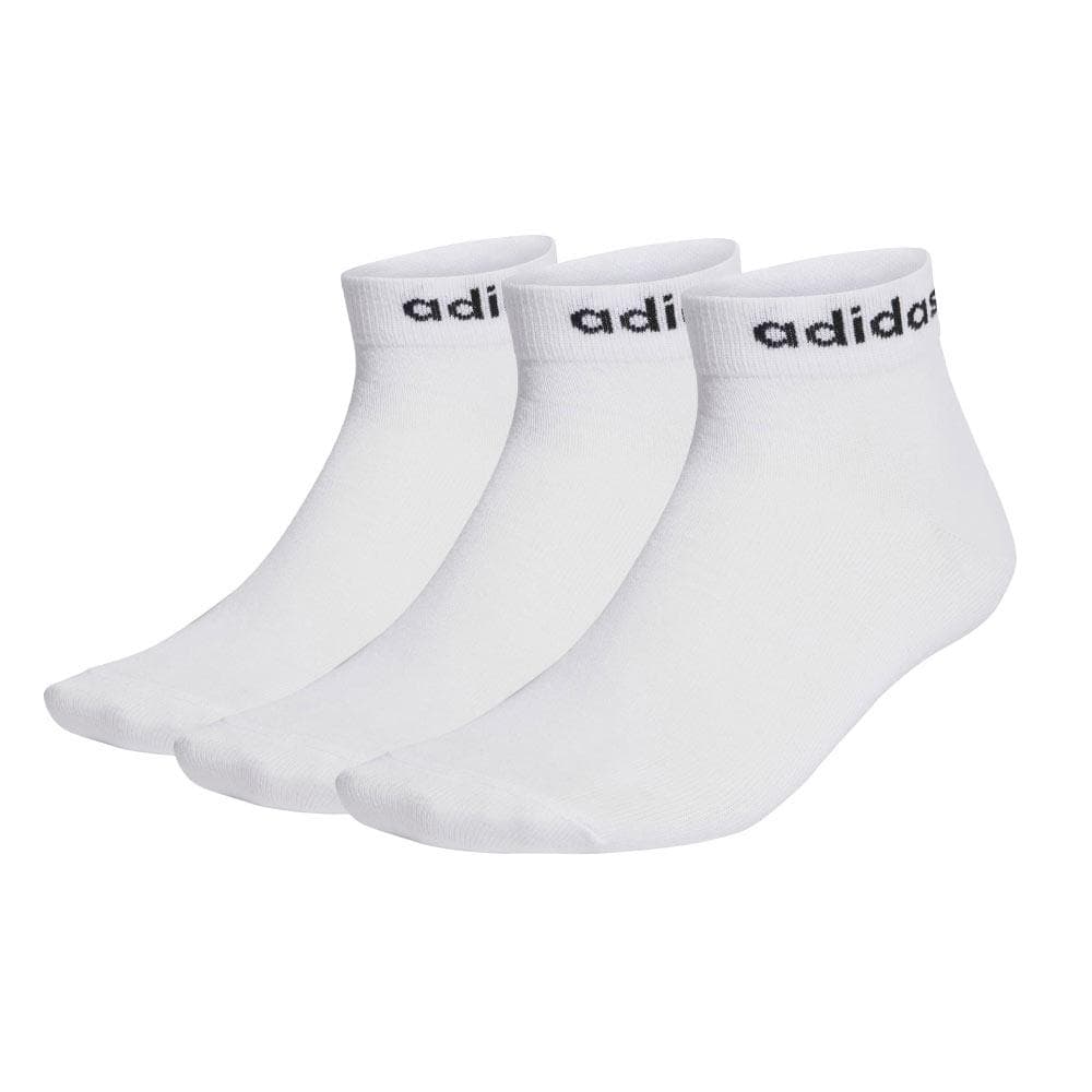 X3 Paires de Chaussettes Blanche Mixte Adidas Linear 1