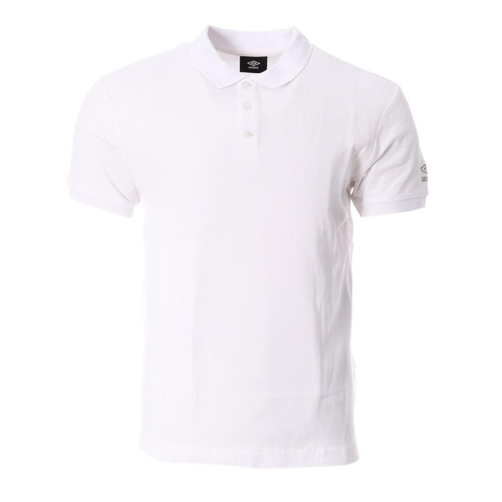 Polo Blanc Homme Umbro Net 1