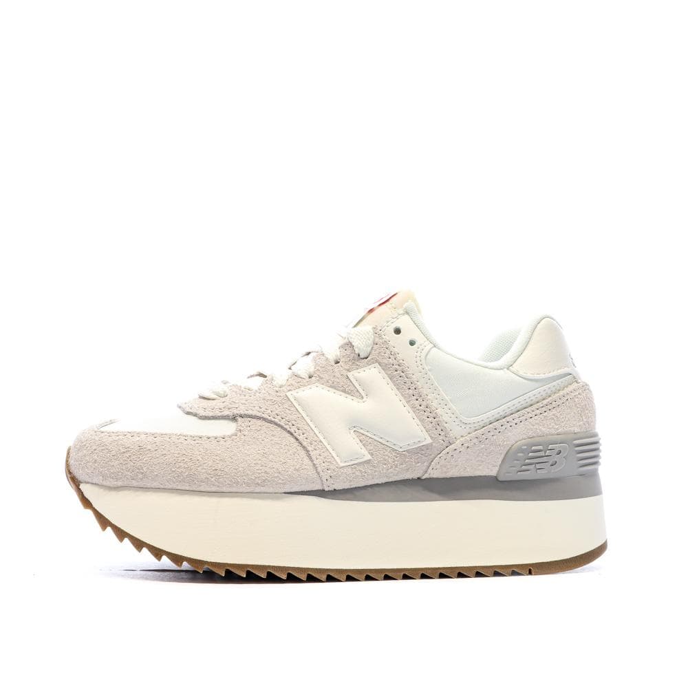 Baskets Compensé Beige Femme New Balance 574 1