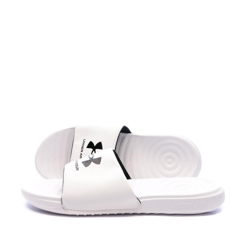 Claquettes Blanches Homme Under Armour Ansa 1