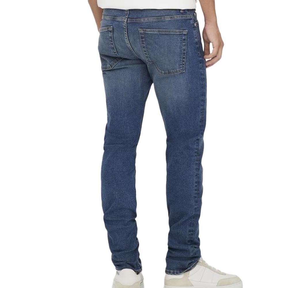 Jean Slim Bleu Homme Only & Sons Looms 2