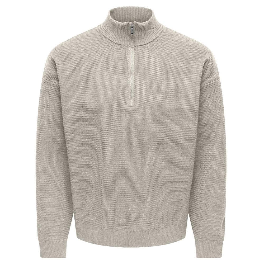 Pull Camionneur Beige Homme Only & Sons Carter 1