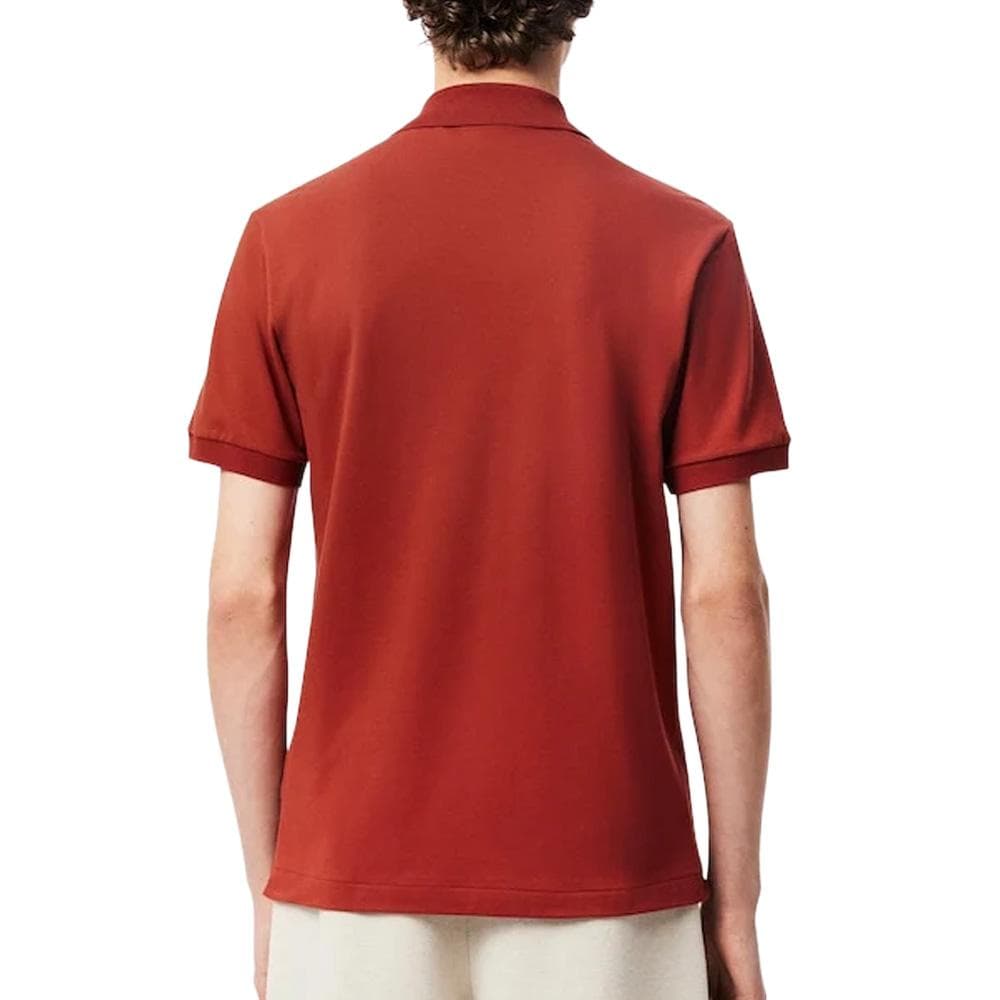 Polo Terracotta Homme Lacoste Maille 2