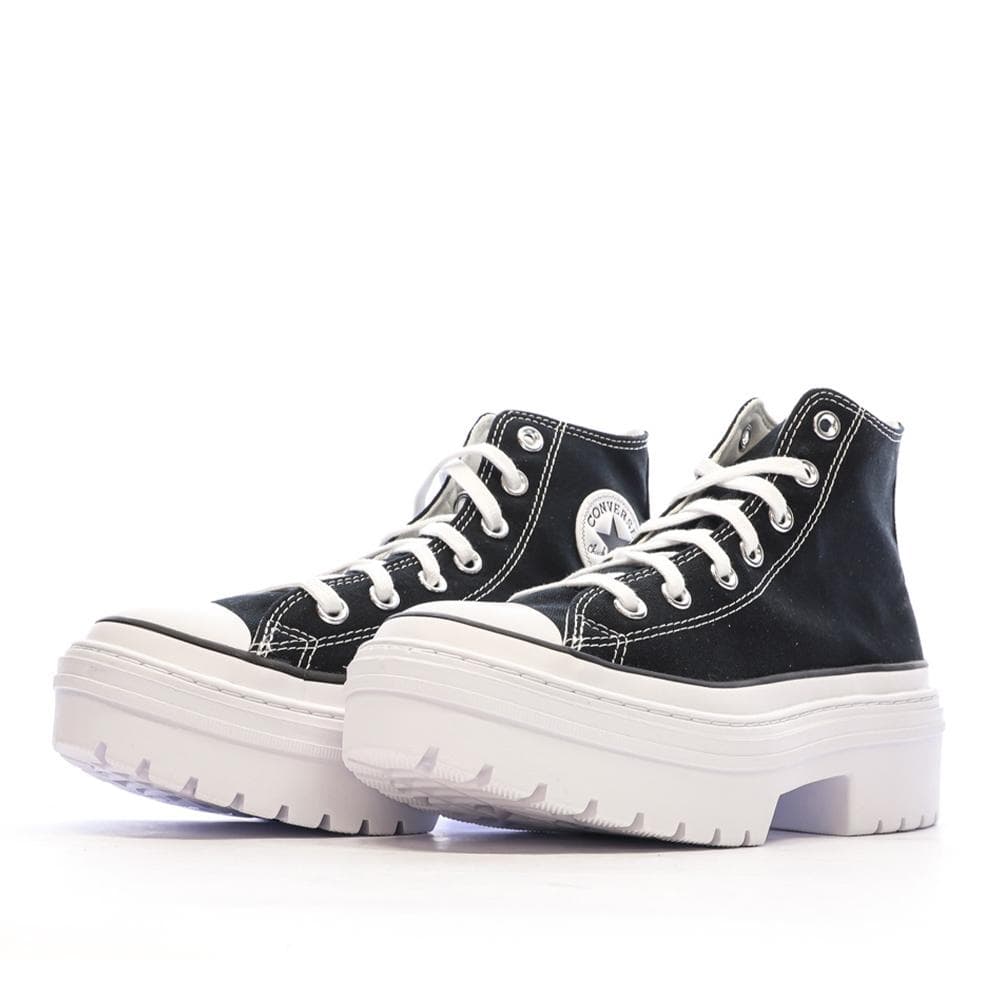Baskets Noires Femme Converse All Star Lugged A08258C 6