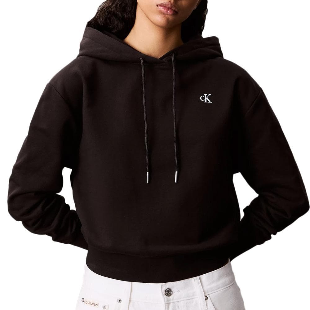Sweat Noir Femme Calvin Klein Jeans Archive LV047C224G 1